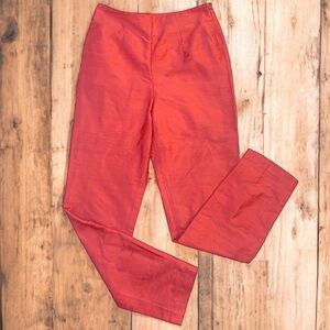 Steven Stolman salmon silk appeal pants 2